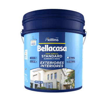 Bellacasa Tinta Acrílica Fosco Standard - Branco - 18L