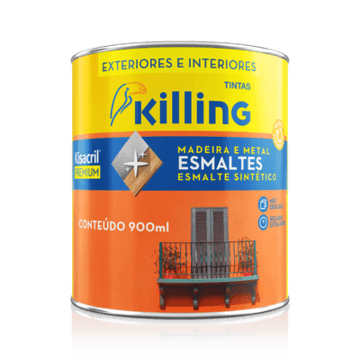 Kisacril Esmalte Sintético Brilhante Premium - Base A Colorline - 0,9L