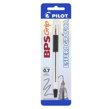 Blister Caneta BPS-GRIP 0.7 Preta