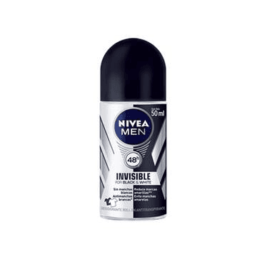 Antitranspirante Roll-On Nivea Invisible for Black & White Clear 50ml