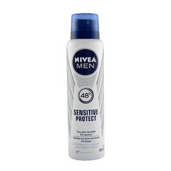 Antitranspirante Aerossol Sensitive Protect Nivea Men 150ml
