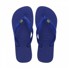 Sandália Havaianas Brasil Azul Naval Tamanho 39/40