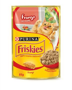 NESTLÉ PURINA FRISKIES Ração Úmida para Gatos Adultos Frango ao Molho 85g - Nestlé