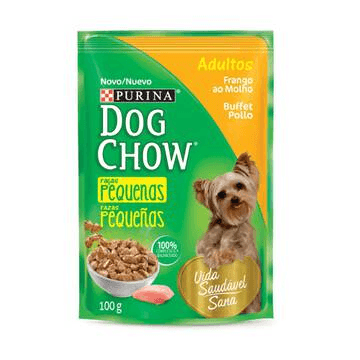NESTLÉ PURINA DOG CHOW Ração Úmida para Cães Adultos Raças Pequenas Frango ao Molho 100g - Nestlé