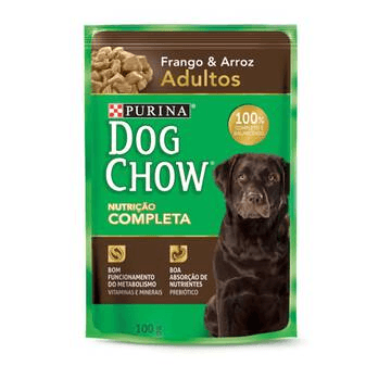 NESTLÉ PURINA DOG CHOW Ração Úmida para Cães Adultos Frango e Arroz 100g - Nestlé