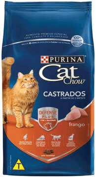 NESTLÉ PURINA CAT CHOW Ração Seca para Gatos Castrados Frango 10,1kg - Nestlé