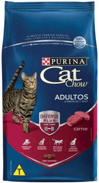 NESTLÉ PURINA CAT CHOW Ração Seca para Gatos Adultos Carne 10,1kg - Nestlé