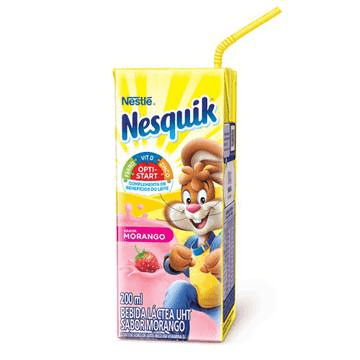 Bebida Láctea NESQUIK Morango 200ml - Nestlé
