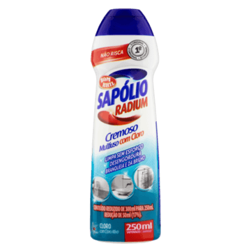 Saponáceo Cremoso Multiuso Sapólio Radium Squeeze 250ml