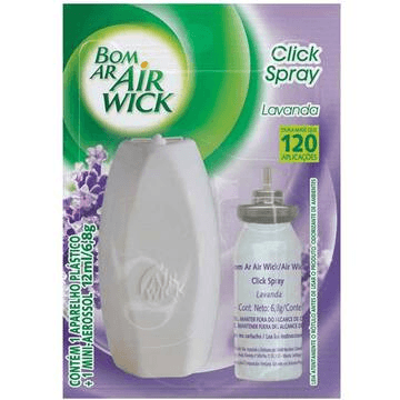 Desodorizador De Ar Spray Bom Ar 12ml Click Lavanda Unit