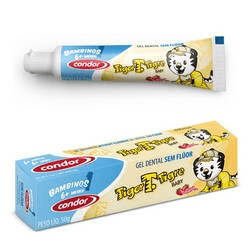 Gel Dental Condor Baby Galinha Pintadinha S/ Flúor Sabor Morango 0 A 2 Anos 50G