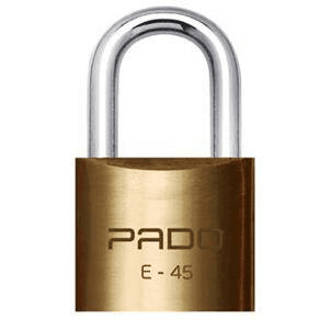 Cadeado Pado Sm E-45mm Ref. 51000019 - Dourado