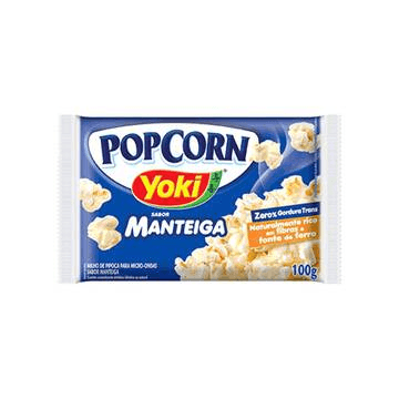 Pipoca Para Micro-Ondas Manteiga Yoki Pacote 100G