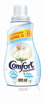 Amaciante Concentrado Comfort Puro Cuidado 500Ml