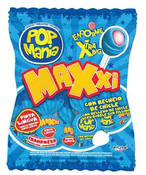 PIRULITO POP MANIA MAXXI FRAMBOESA 1X672G