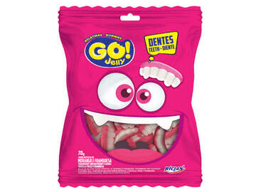 BALA GELATINA GO JELLY DENTADURA 1X70G