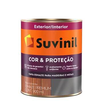 Esmalte Cor e Proteção Base Solvente - Brilho Cinza Escuro 900 Mililitros