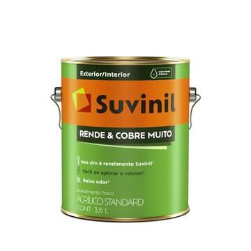 Tinta Acrílico Rende Cobre Muito - Fosco Palha 3,6 Litros