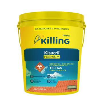Kisacril  Telha Ceramica 032, Tinta Acrilica Base Agua