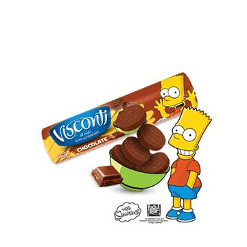 Biscoito Recheado Visconti Chocolate