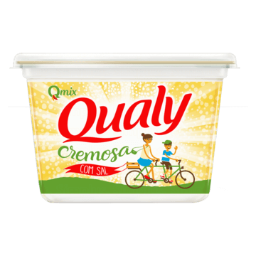 Margarina Cremosa com Sal Qualy Qmix Pote 500g