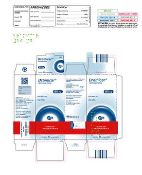 BRAMICAR 80MG 3BLTX10COM-S