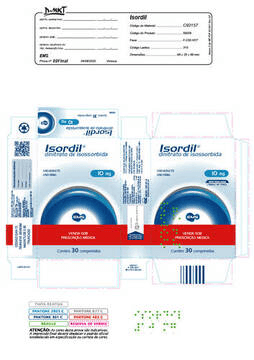 ISORDIL ORAL 10MG 2BLT C/15 COMP