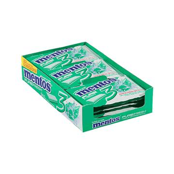 Chicle Mentos 3 Camadas Pure Fresh Verde 15unidade X