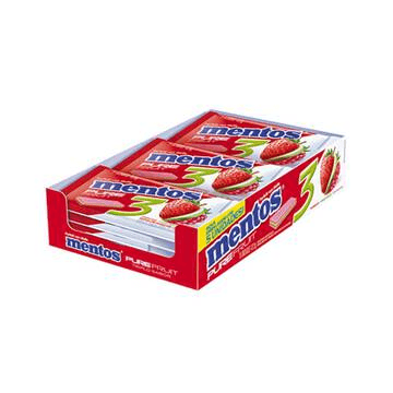Chicle Mentos 3 Camadas Pure Fruit 15unidade X