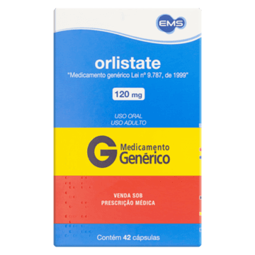 Orlistate 120Mg Ems Caixa 42 Cápsulas