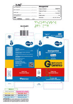 DESOGESTREL 75MCG C/28 COMP