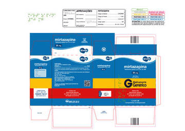 MIRTAZAPINA C/ ORODISP 30MG C/30CP C1