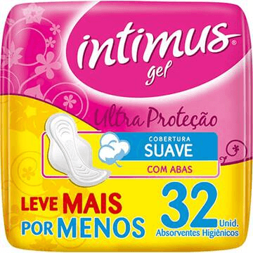 Absorvente Com Abas Intimus Gel C/32 Tri Protect Suave Unit