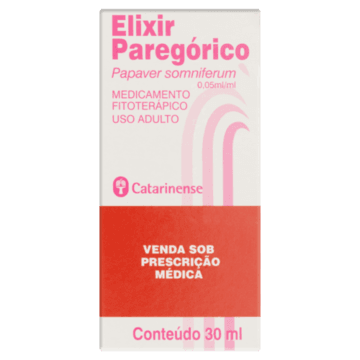 Elixir Paregórico 0,05ml/ml Catarinense Caixa 30ml