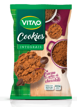Cookies Integrais Com Cacau
