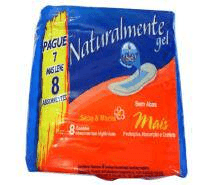 Absorvente Abas Naturalmente L8p7 Mais