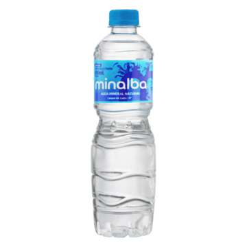 Água Mineral Natural Sem Gás Minalba Garrafa 510Ml