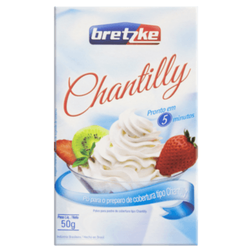 Chantilly em Pó Bretzke Caixa 50g
