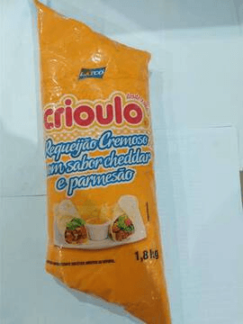 Crioulo Requeijão Cremoso Cheddar    (1,8 kg)