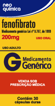 FENOFIBRATO GEN 200MG 30 CAPS