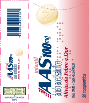 AAS 100MG TAB BL2X15 M23 BR