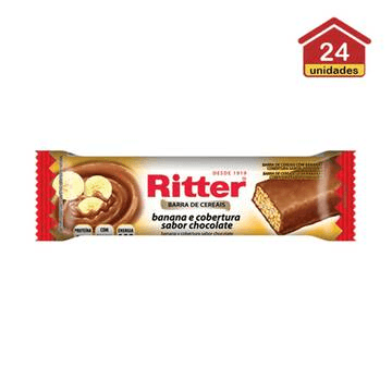Barra De Cereal Ritter Banana Com Chocolate 24unidade X