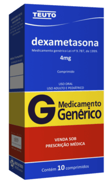 DEXAMETASONA 4MG COMP C/ 10 GEN