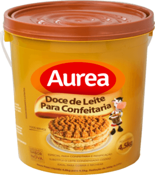 Doce De Leite Para Confeitaria Aurea 4,5Kg (Balde)