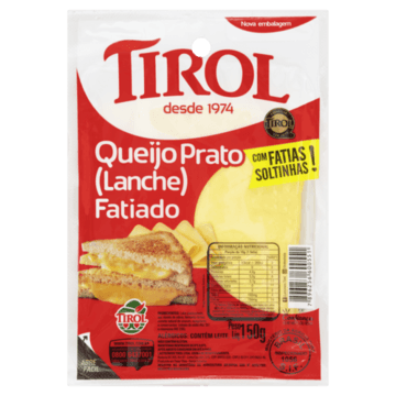 Queijo Prato Fatiado Tirol 150g
