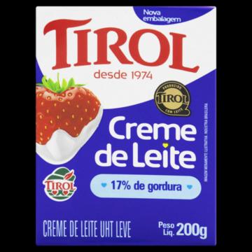 Creme de Leite UHT Leve Tirol Caixa 200g