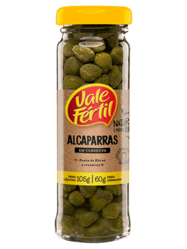 Alcaparra Vidro 60g - Vale Fértil