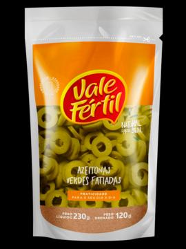 Azeitona Verde Fatiada Sachê 120g - Vale Fértil