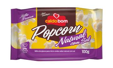 Pipoca de Microondas sabor Natural 100g - Caldo Bom