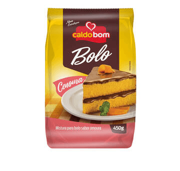 Mistura para Bolo de Cenoura 450g - Caldo Bom